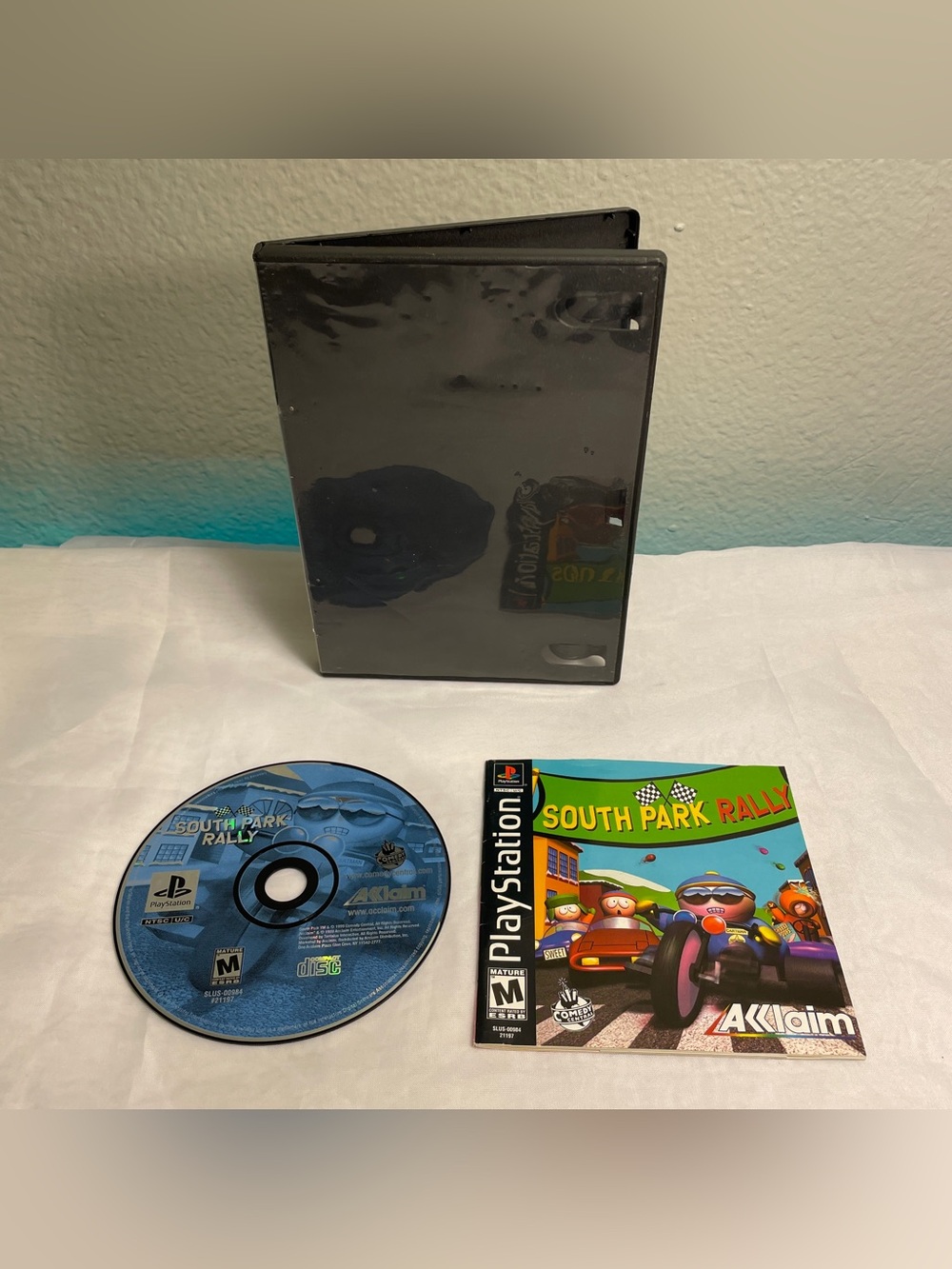 South Park Rally (PlayStation 1, 1999) PS1 W/ Reg Card No Original Case Works